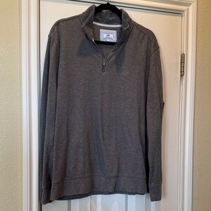 Southern Tide Men's Charcoal Zip-Up Sweater